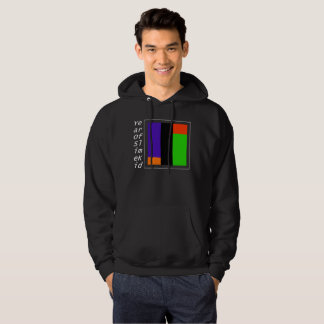 WHITE VERTICAL TITLE WITH THE GOOD COLORS HOODIE