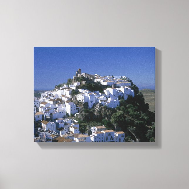 White Village of Casares, Andalusia, Spain Canvas Print (Front)