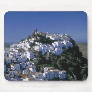 White Village of Casares, Andalusia, Spain Mouse Mat