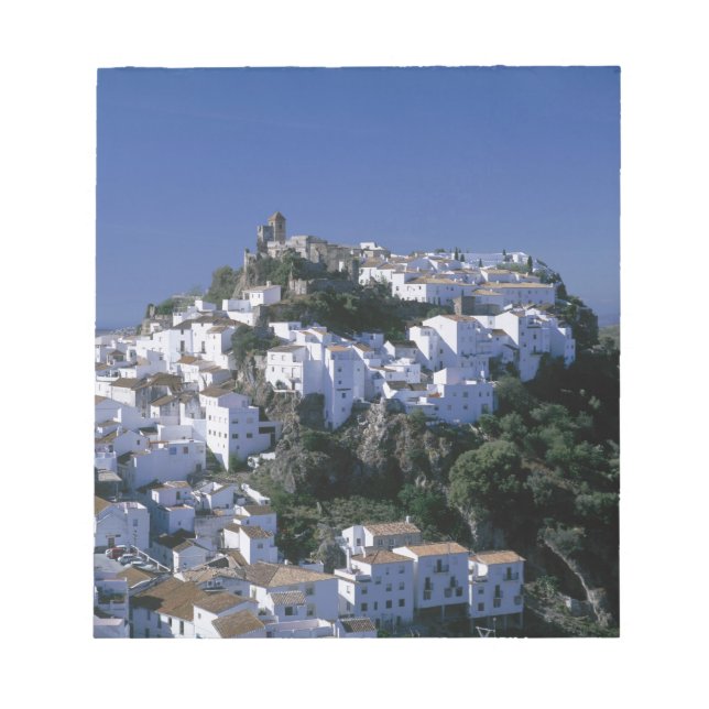 White Village of Casares, Andalusia, Spain Notepad (Front)