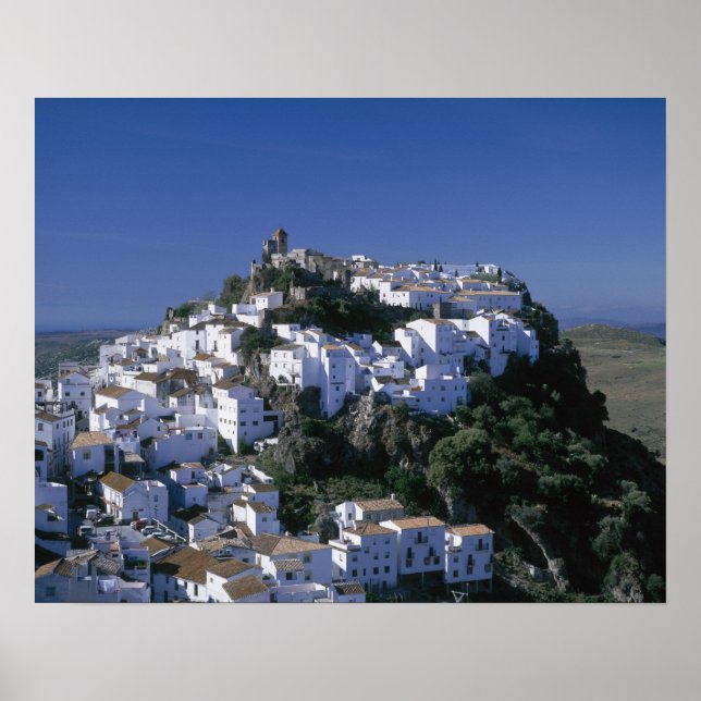 White Village of Casares, Andalusia, Spain Poster (Front)