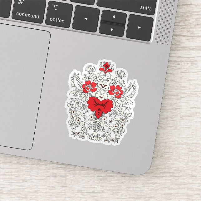 White Vinyl Stickers | High-Quality Custom Decals (Detail)