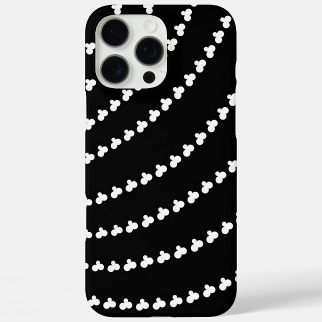 White Vortex Case-Mate iPhone Case (Back)
