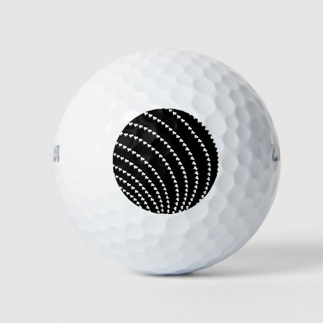 White Vortex Golf Balls (Front)