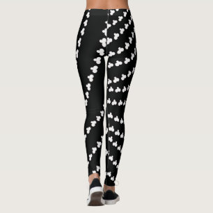 White Vortex Leggings