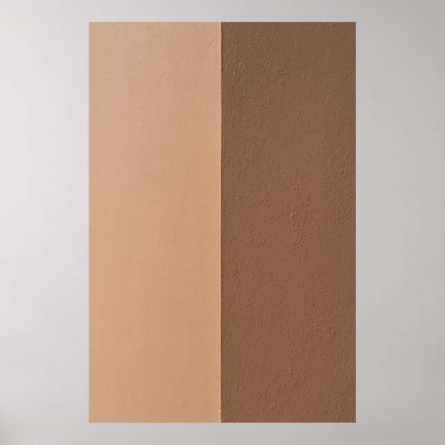 White wall paint beside white wall poster (Front)