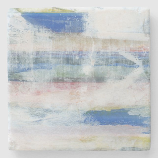 White Wash II Stone Coaster (Front)