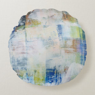 White Wash III Round Cushion