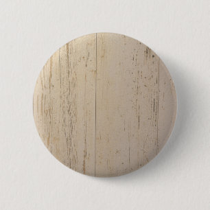 White Washed Textured Wood Grain 6 Cm Round Badge