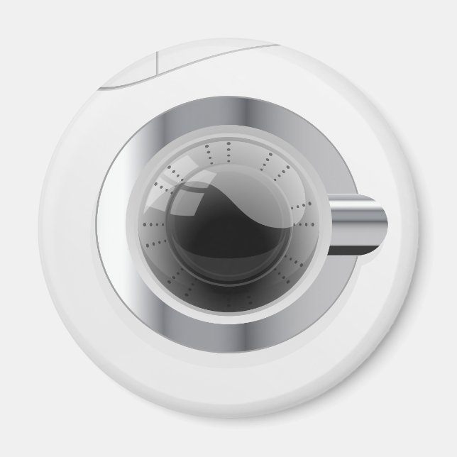 White Washing Machine Magnet (Front)