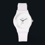 White  watch<br><div class="desc">White Silicone Watch</div>