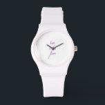 White  watch<br><div class="desc">White Silicone Watch</div>