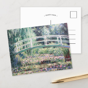 White Water Lilies   Claude Monet Postcard