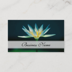 White Water Lily Business Card