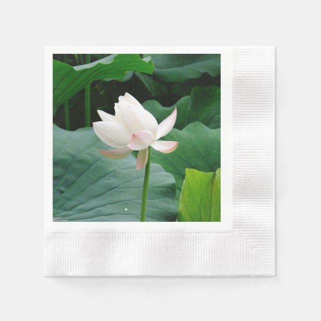 White Water Lily Napkin (Front)