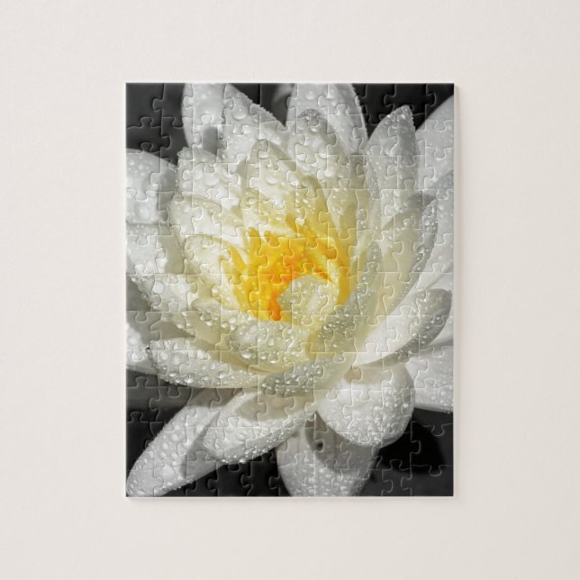 White Water Lily Photograph Jigsaw Puzzle (Vertical)