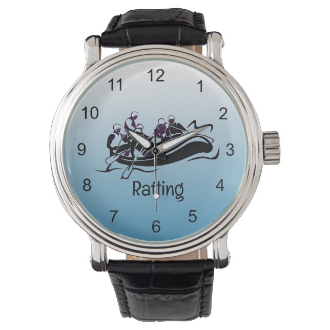 White Water Rafting Design  Watch (Front)