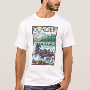 White Water Rafting - Glacier National Park, MT T-Shirt