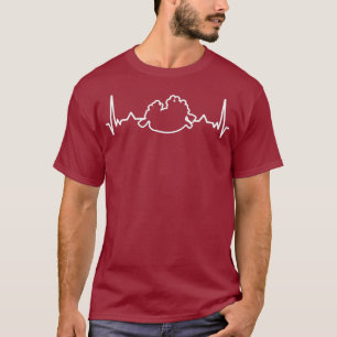 White Water Rafting Heartbeat Kayaking Lover T-Shirt