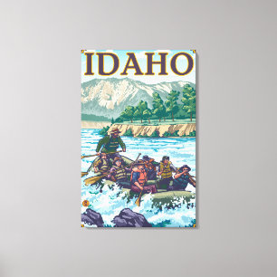 White Water Rafting - Idaho Canvas Print