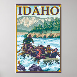 White Water Rafting - Idaho Poster