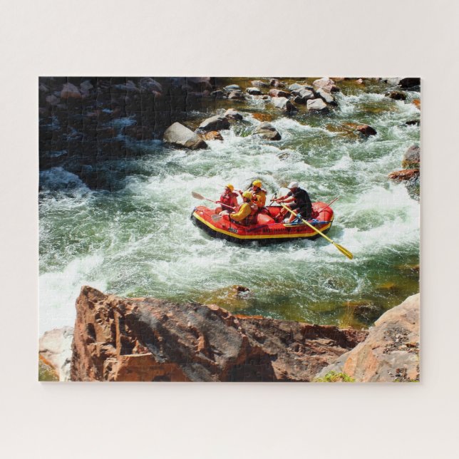 White water rafting jigsaw puzzle (Horizontal)