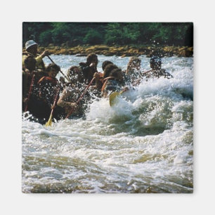 White Water Rafting Magnet