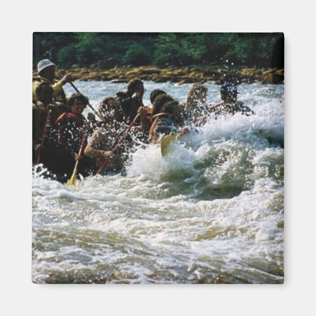 White Water Rafting Magnet (Front)