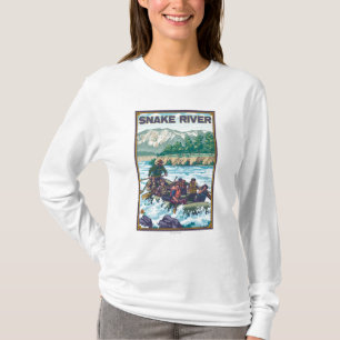White Water Rafting - Snake River, Idaho T-Shirt