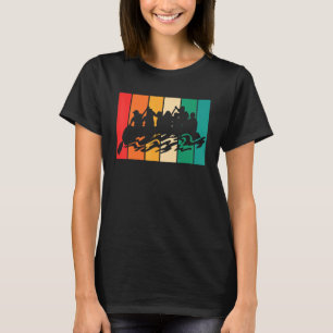 White Water Rafting Water Sport Retro Rafters T-Shirt