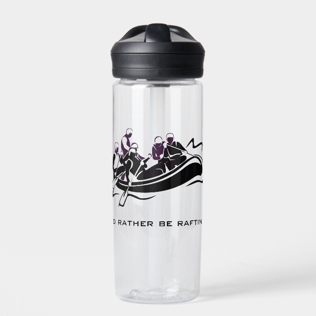 White Water River Rafting Design Bottle (Front)