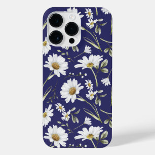 White Watercolor Flowers iPhone 14 Pro Max Case