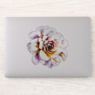 White Watercolor Rose Flower