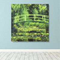 White Waterlilies by Claude Monet, Vintage Art