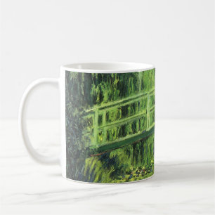 White Waterlilies by Claude Monet, Vintage Art Coffee Mug