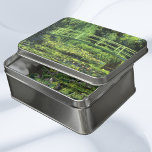 White Waterlilies by Claude Monet, Vintage Art Jigsaw Puzzle<br><div class="desc">White Waterlilies (1899) by Claude Monet is a vintage impressionist fine art floral nature painting. It is one of many variations of the water lilies and Japanese footbridge paintings that Monet painted in his spring season flower garden in Giverny, France. A pedestrian bridge over a pond in green tones. About...</div>