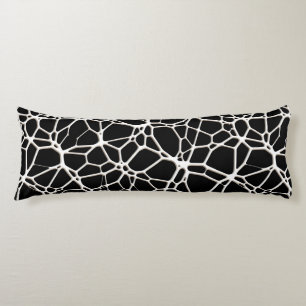 White Web Texture + your bachgr. & ideas Body Cushion