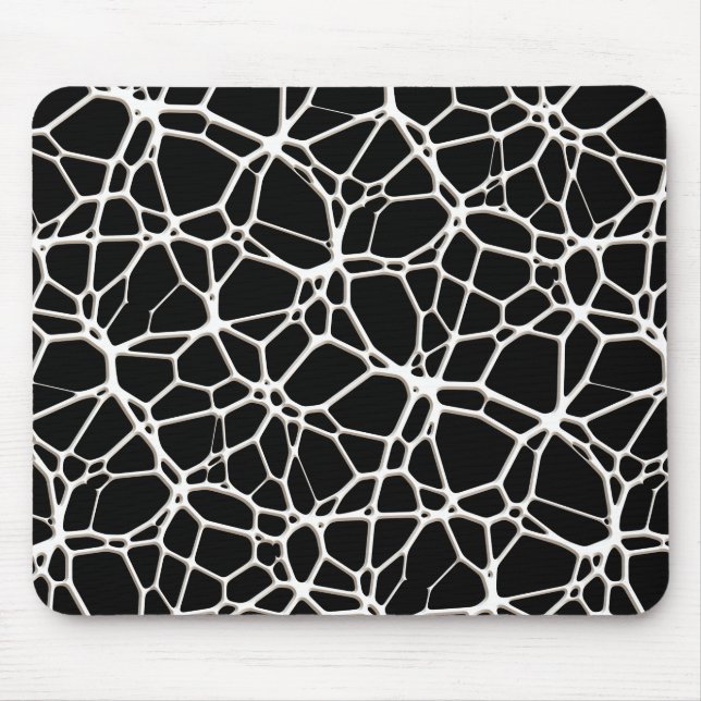 White Web Texture + your bachgr. & ideas Mouse Mat (Front)