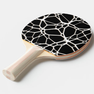 White Web Texture + your bachgr. & ideas Ping Pong Paddle