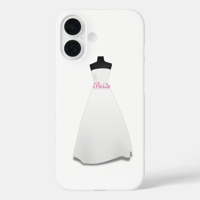 White Wedding Dress Bride  Case-Mate iPhone Case (Back)