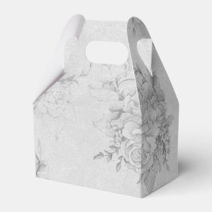 White Wedding Favour Box