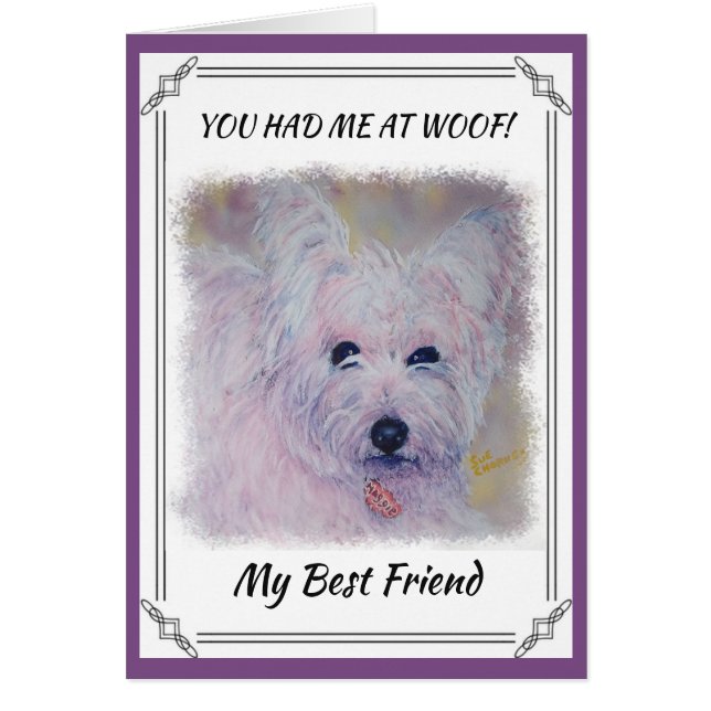 WHITE WEST HIGHLAND TERRIER (Front)
