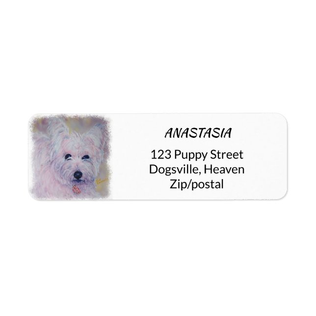 WHITE WEST HIGHLAND TERRIER (Front)