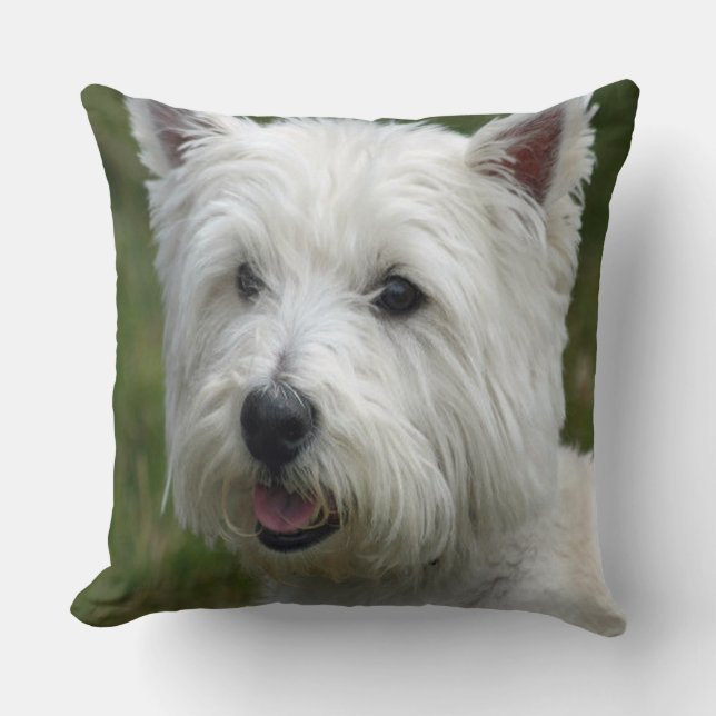 WHiTE WeST HiGHLaND TeRRiER Cushion (Front)
