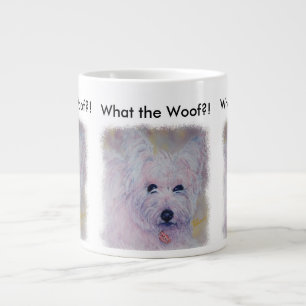 WHITE WEST HIGHLAND TERRIER LARGE COFFEE MUG