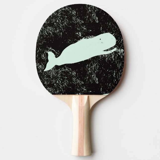 white whale ping pong paddle (Front)