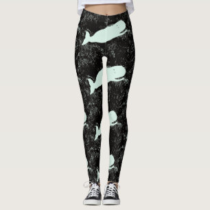 white whales black leggings