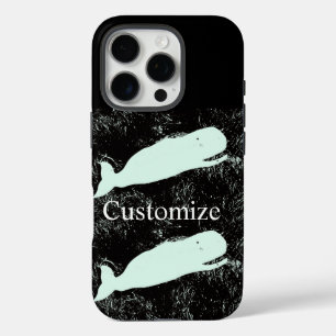 white whales phone case