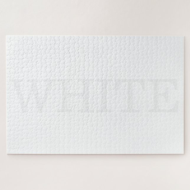 white white jigsaw puzzle (Horizontal)