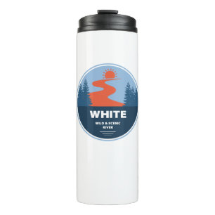 White Wild and Scenic River Oregon Thermal Tumbler